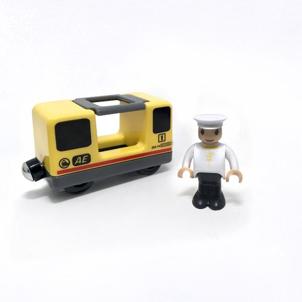 W2 Rlectric Car Harmonious Train Compartment Magnet Link Compatible Wood Track Compatible with All Type 1:64
