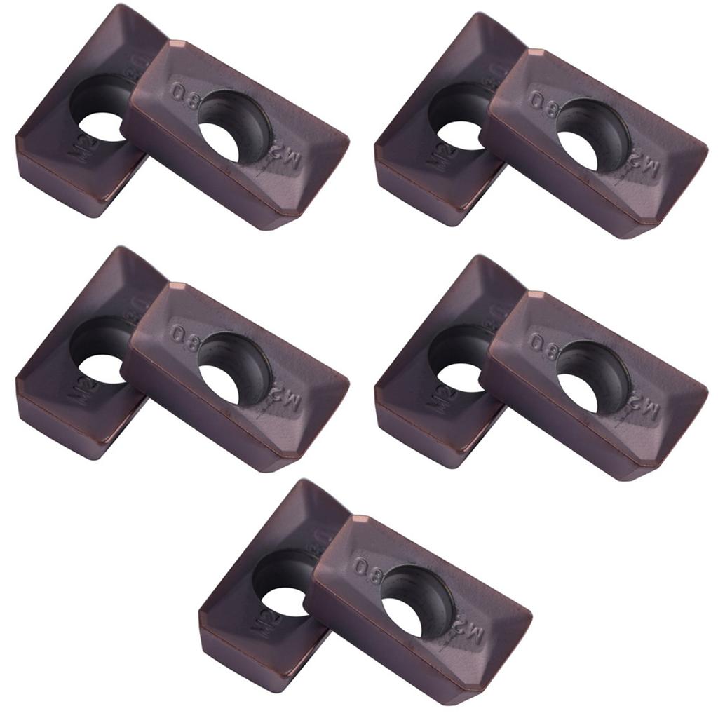 10 buc. Sfaturi din carbură CNC Inserții cu lame Cutter Instrument de strunjire cu cutie