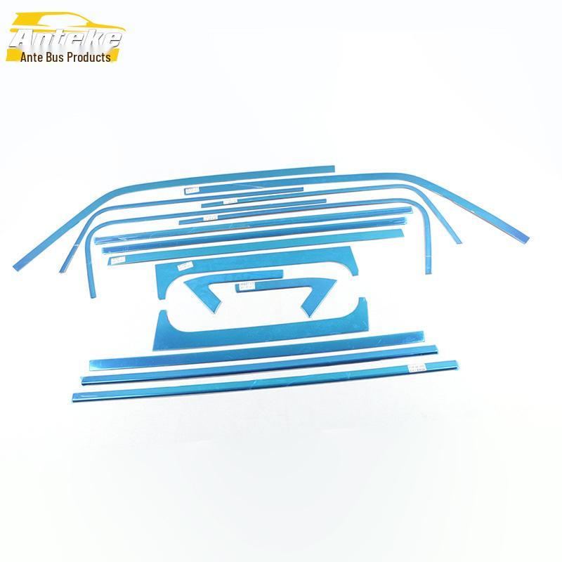 Black King Kong Window Trim & Body Stainless Steel Glass Anti-Scratch Bright Strip