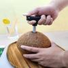 Convenient Stainless Steel Coconut Hole Puncher for Home Use, a Tool for Opening and Shelling Coconuts