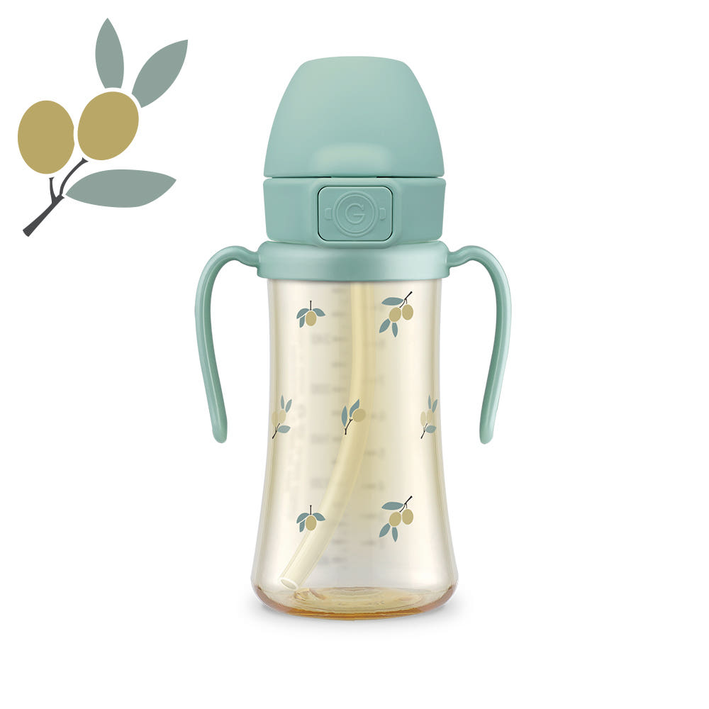 grosmimi PPSU Weighted Straw Cup (300ml)