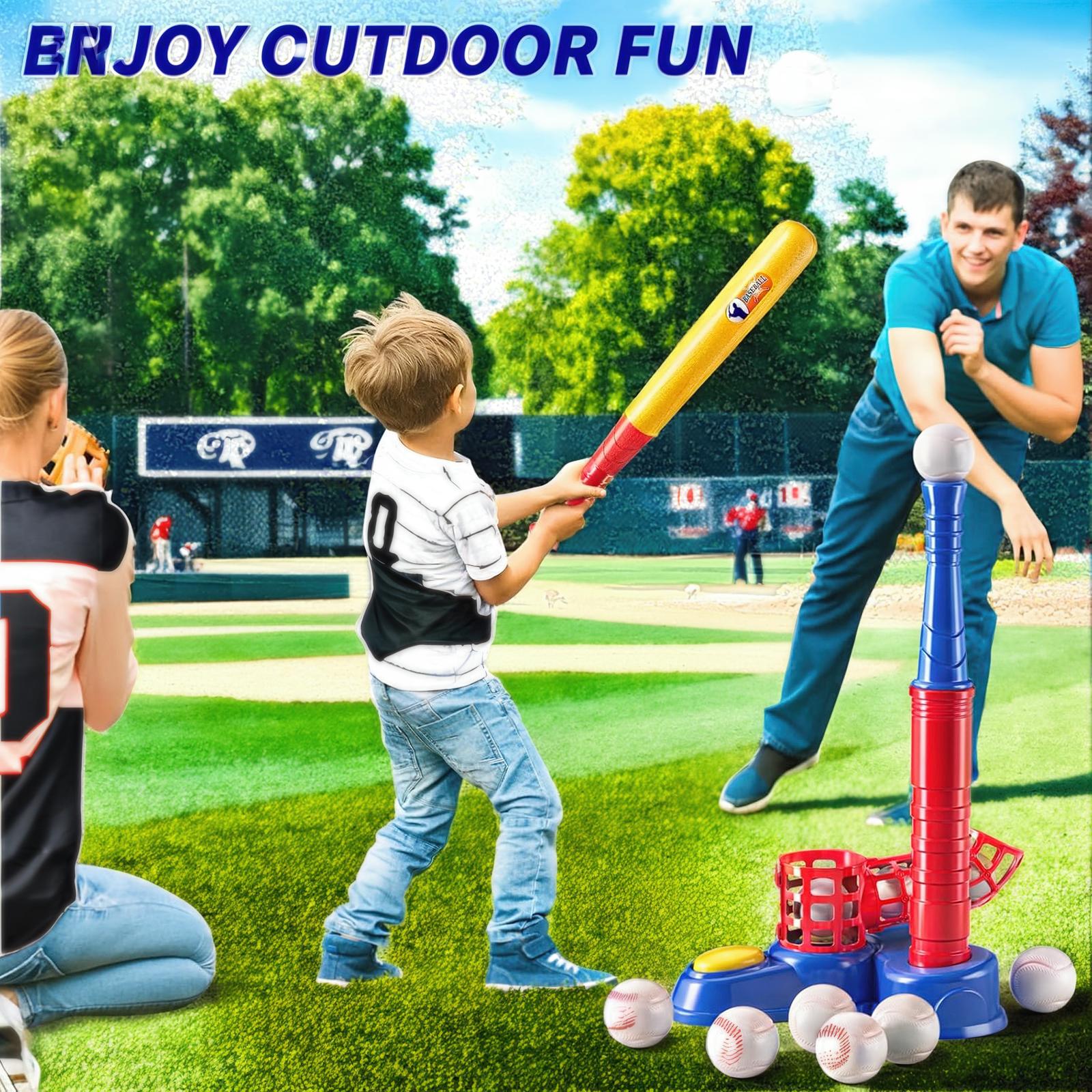 

Baseball Seat Set, Foot-Operated Pitching Machine, 10 Balls, Outdoor Play, Automatic Baseball Launcher, Outdoor Sports Toy United States