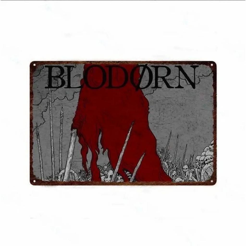 Plaque Metal Tin Signs Bloodborne Wall Decoration Vintage Art Posters Iron Painting for Man Cave Home Cafe Game Room Club Bar