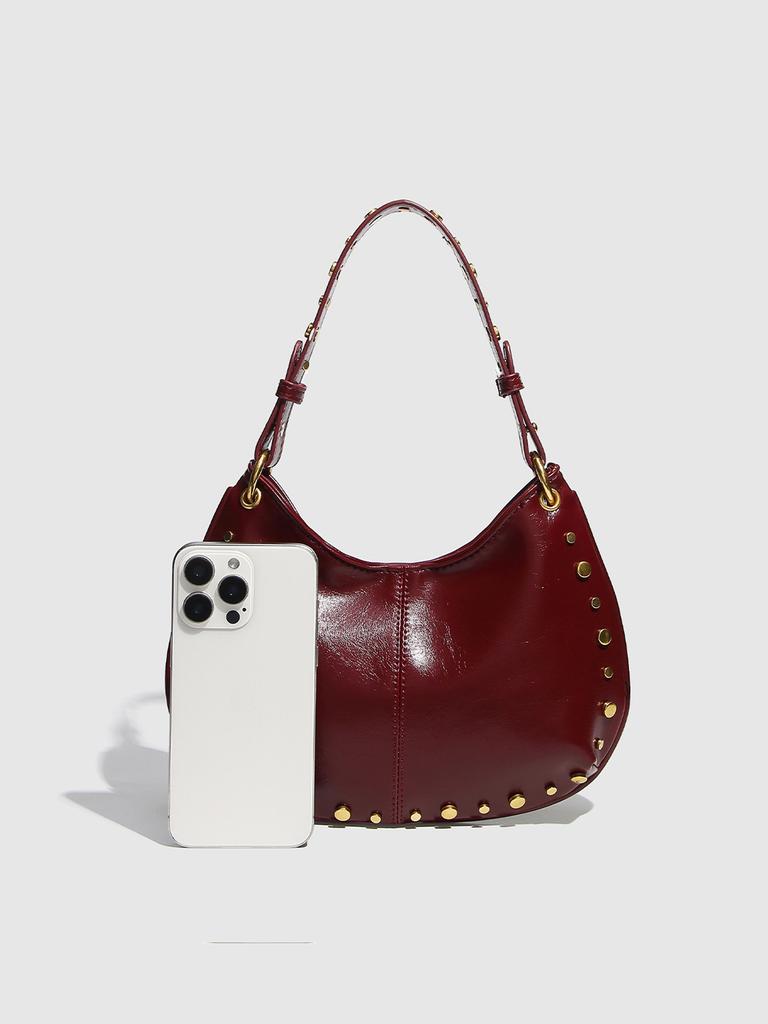 2026 Nuova Moda Trendy Borsa Sottobraccio Borsa a Mano Rivettata Borsa a Spalla a Catena Borsa a Tracolla Bost