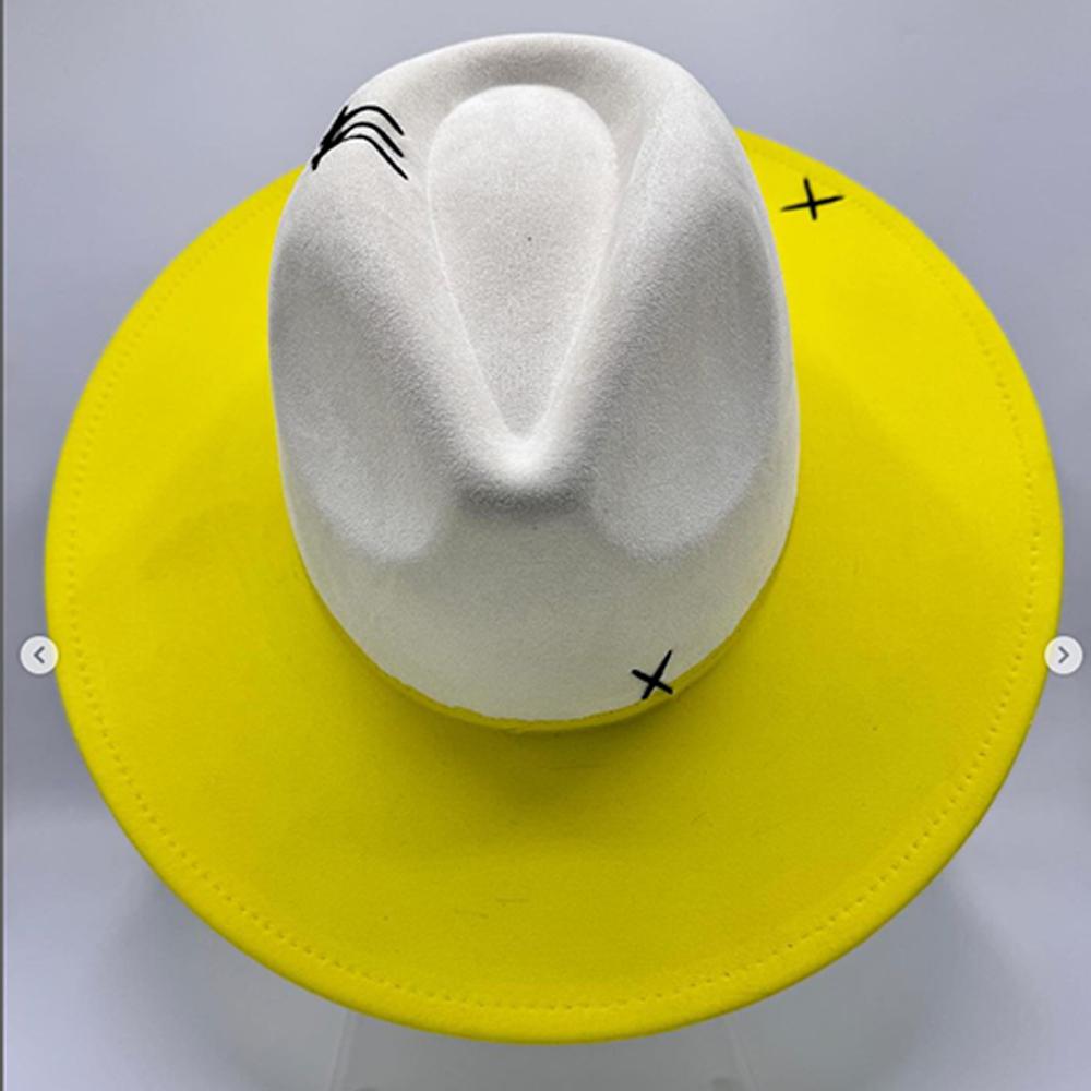 Fedora Women's Suede Wide Brim Hat Western Wide Brim Rancher Hat Pure Suede Jazz Hat Horse Riding Party Gift Hat Wide Brim Hat