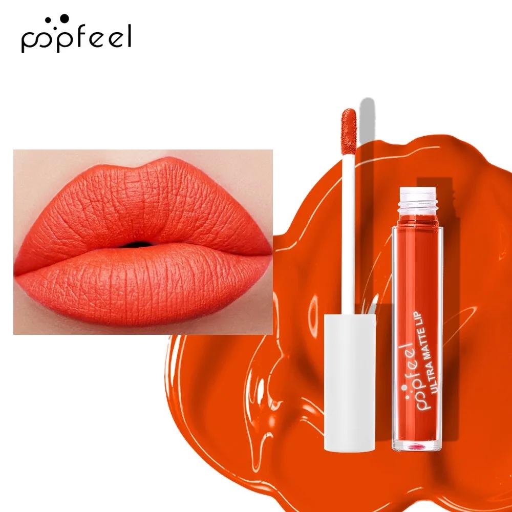 High-Pigment Ultra Matte Mist Lip Gloss Long-lasting Waterproof Moisturizing Velvet Lip Glaze Natural Healthy Lipstick Cosmetics