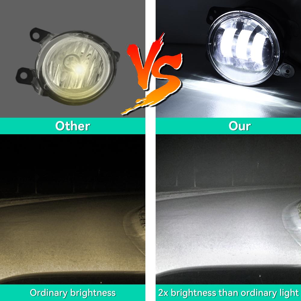 4 Zoll LED Nebelscheinwerfer Fahrlicht Zusatzleuchten Off Road Auto Nebelleuchte Für Wrangler JK Dodge Citroen Ford Honda Suzuki