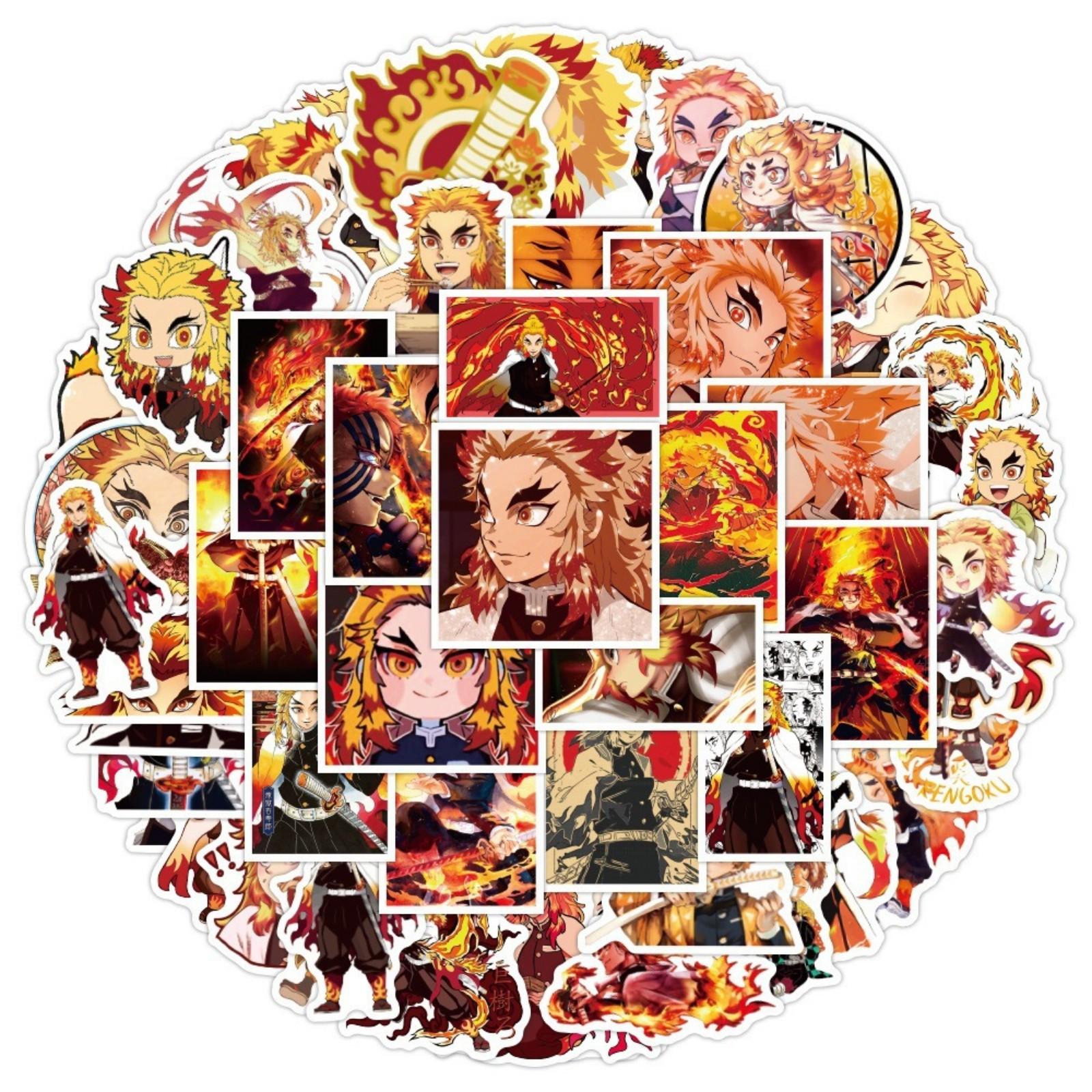 

52pcs Suitcase Stickers Scooter Computer Tablet Cartoon Decoration One Size