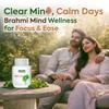 Jeena Sikho Brahmi Tablets Natural Herbal Mind Wellness Focus Memory Support Supplement Pack of 2 x 60 Tablets