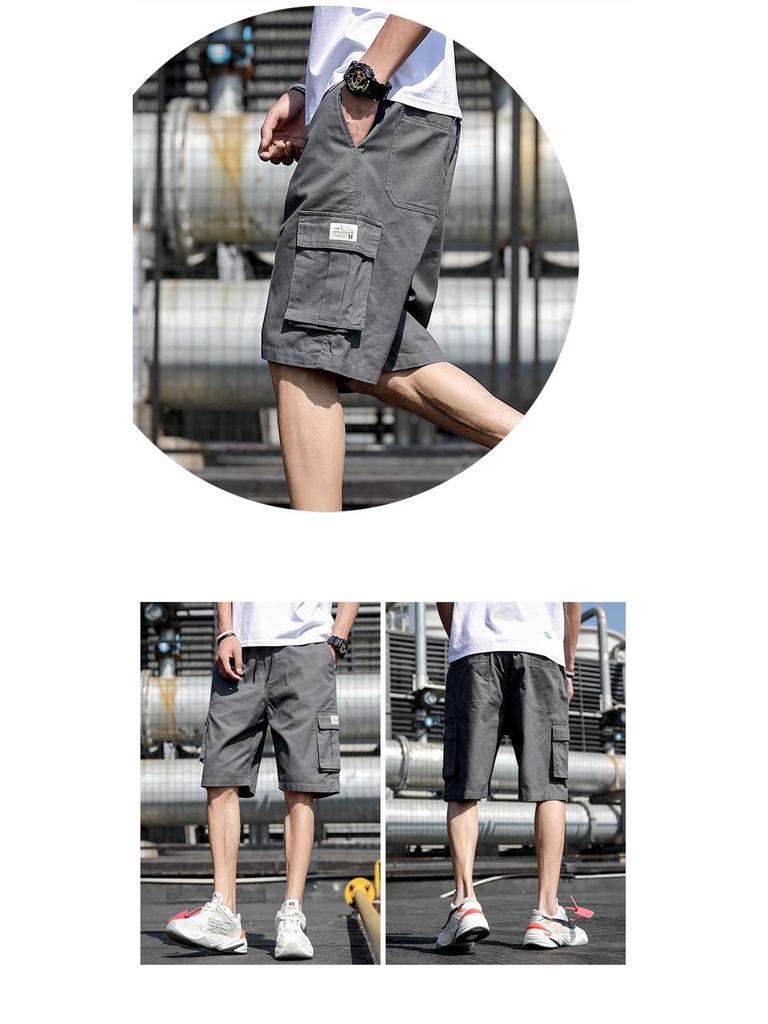 Men's Summer Korean Style Casual Sport Shorts - Trendy, Loose-Fit Beach Five-Point Pants