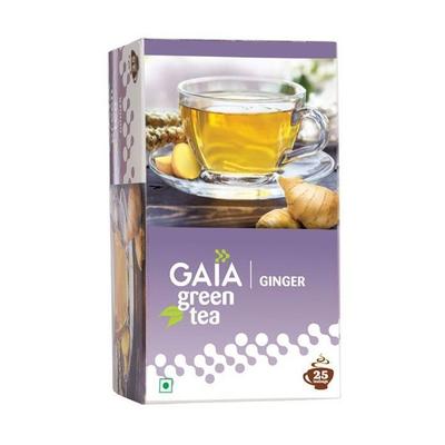 Ceai verde cu ghimbir (25 pachete, 2 g), Ceai verde Ghimbir, Gaia