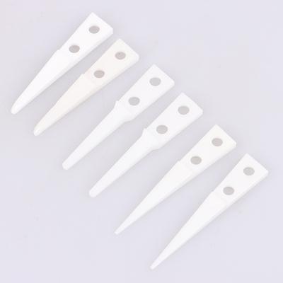 2 Pièces Pince à épiler en céramique antistatique à pointe droite et courbée isolée Pince à épiler en céramique électronique industrielle pour l'industrie