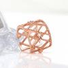 Everyday 14KGP Rose Gold Cubic Net Ear Cuff One Side