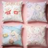 Trendy GGabrieled Cushion Cover Comfortable Durable Pillow Cover MultiScene for Home Office Car Sofa