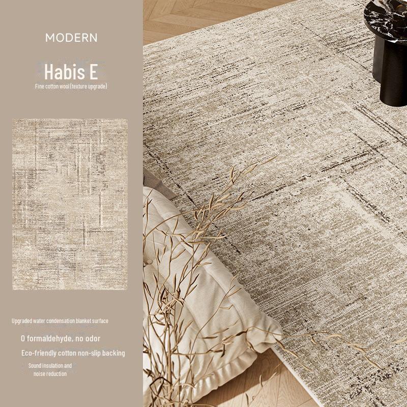 2024 Italian Minimalist Waterproof Carpet: Dirt-Resistant, Easy-Care Luxury for Living Room or Bedroom