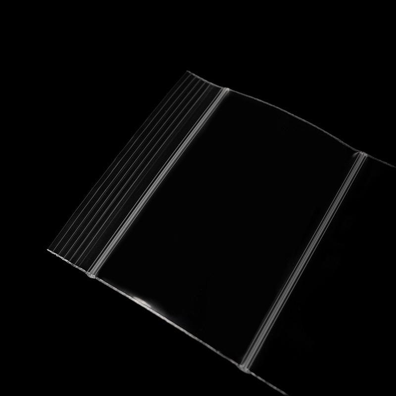 200Pcs Transparent Double Pocket Ziplock Bags Home Travel For Pearls Jewels Ring Packaging Decoration Accessory Storage