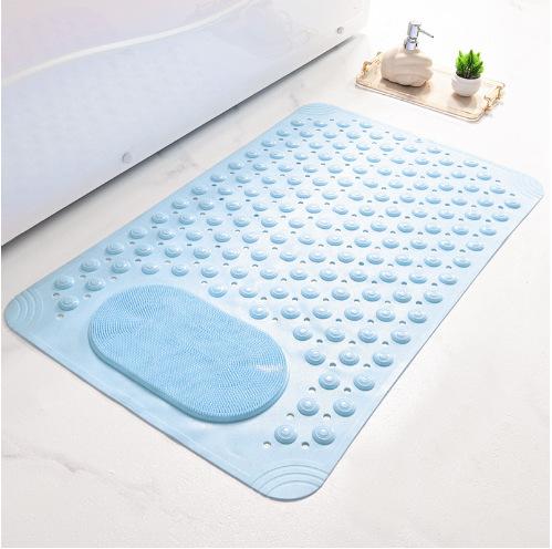 Bathroom Anti Slip Floor Mat PVC Massage Toilet Shower Room Anti Fall Suction Cup Bathtub Mat Toilet Shower Floor Mat