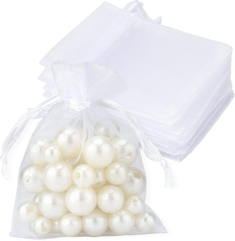 Organza Wedding Favor Drawstring Bag - Solid Color Gift & Jewelry Packaging