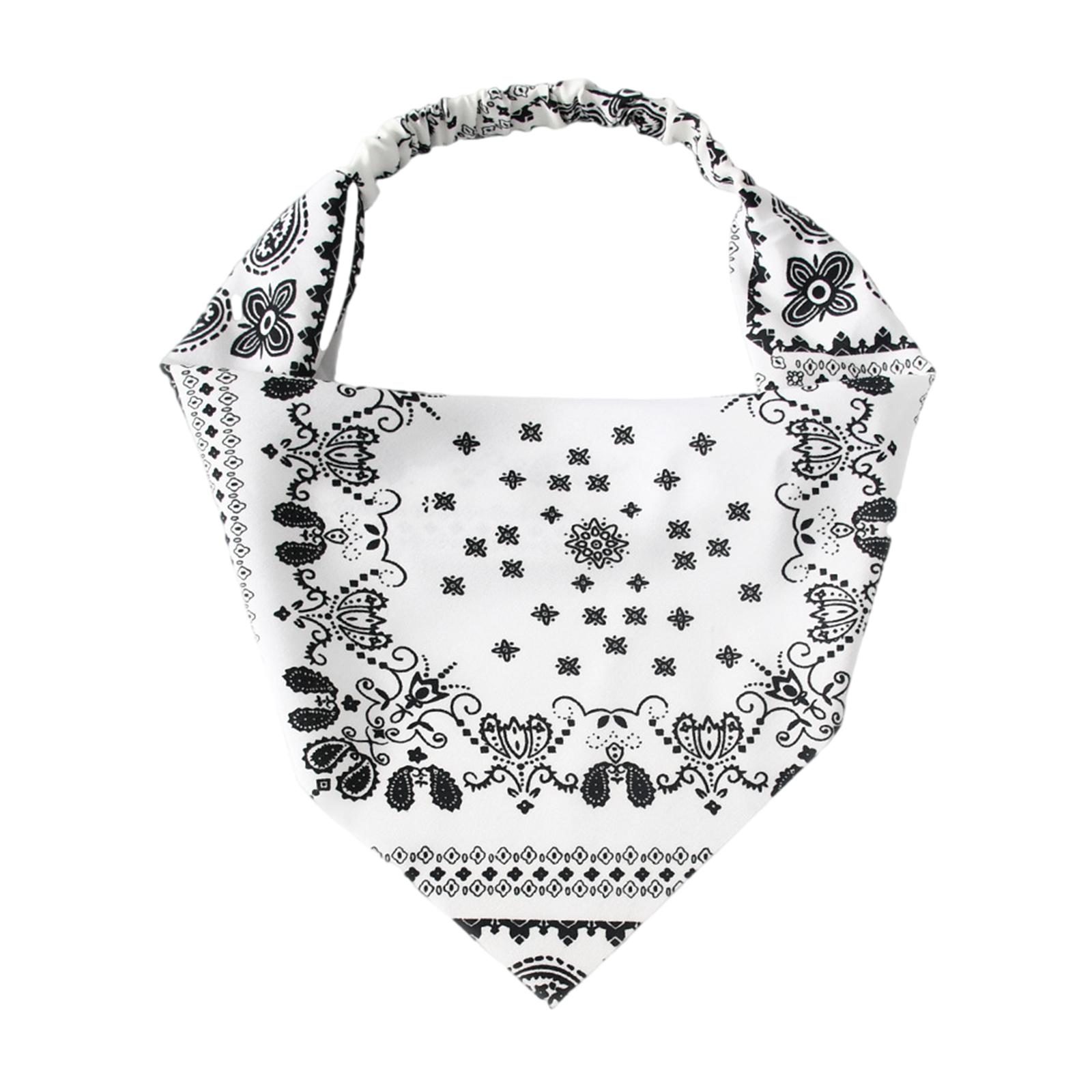 

Elegant Paisley Headbands Bohemian Bandana Flower Print Headpieces Elastic Hair Accessories for Women and Girls