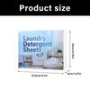 Water Soluble Laundry Detergent Sheets For Travel Stain Removal Safe Formula Scent Laundry Sheet Pack of 40
