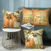 Autumn Letter Print Bedside Pillow Pillow B&B Living Room Sofa Letter Pumpkin Car Pillow Case
