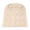 First Year Photo Board Lovely Decoration Wooden First Year Milestone Board for Children