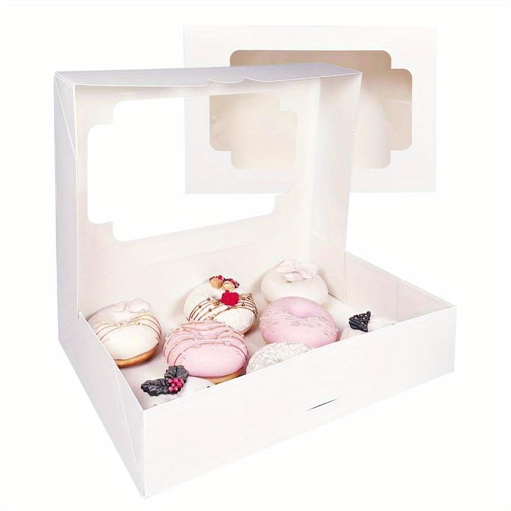 5pcs Gift Boxes with Clear Window Auto-pop Up Treat Boxes, Gift Packing Box for Christmas, Valentine's, Christmas, New Year Gift Party Supplies