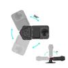 Helmet Camera Holder Compatible for Action 5Pro/4/3/2 Camera, 360°Rotating Joint and Adhesive Base for Outdoor Action Recording