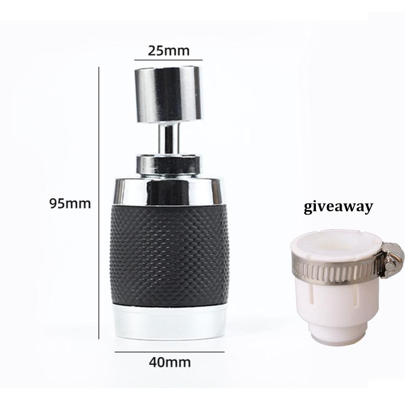 3 Modes Kitchen Filter Faucet Extender 360° Rotation Pressurized Water Saver Home Anti-Splash Shower Sprayer Universal Faucet