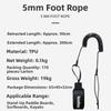 5mm/7mm Elastic Sup Board Foot Leg Rope Multicolors Surfing Safety Hand Rope