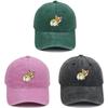 Corgi Dog Embroidered Baseball Cap With Sunshade For Casual Outdoor Wear
