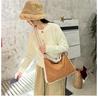 Retro Lambswool Spliced Shoulder Bag - Autumn/Winter Fashionable and Versatile