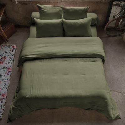 Duvet Cover 220x240 Cm In Rosemary Cotton Gauze
