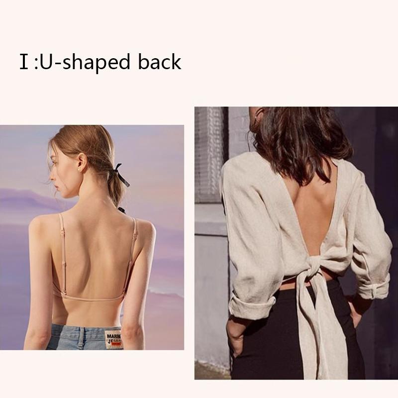 FINETOO Ženy Sexy podprsenka ve francouzském stylu Trojúhelníkový košíček Push Up Podprsenka Dámské Neviditelné Podprsenky Spodní prádlo Bralette Ab Cup Girl