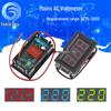 AC220V LED Digital Voltmeter, Two-Wire Display, 70V-500V Range