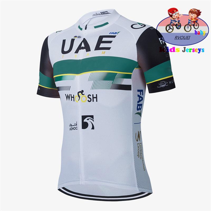 

2026 Uae Kids Cycling Jersey Set Boys Short Sleeve Summer Cycling Clothing MTB Ropa Ciclismo Child Bicycle Wear Girls Sports Suit 3XL