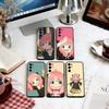 Anya Forger Phone Case For Samsung S25,S24,S21,S22,S23,S30,Ultra,S20,Plus,Fe,Soft Black Cover