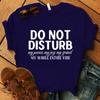 Do Not Disturb My Peace My Joy My Grind My Whole Entire Vibe Print Short Sleeve T Shirts Men Shirts Summer Short Sleeved