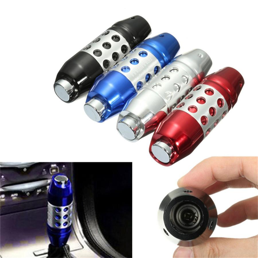 Silver Aluminum Automatic Auto Car Gear Stick Shift Shifter Lever Knob Universal