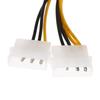 1/2/5 Stück 8-Pin-Grafikkarte Stecker auf Dual 4-Pin Buchse Videokarte Stromkabel Motherboard Stromerweiterungsadapterkabel