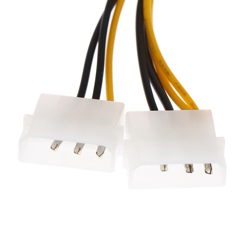 1/2/5 Stück 8-Pin-Grafikkarte Stecker auf Dual 4-Pin Buchse Videokarte Stromkabel Motherboard Stromerweiterungsadapterkabel