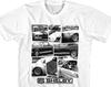 Shelby Cars Black and White Pictures White Shirts