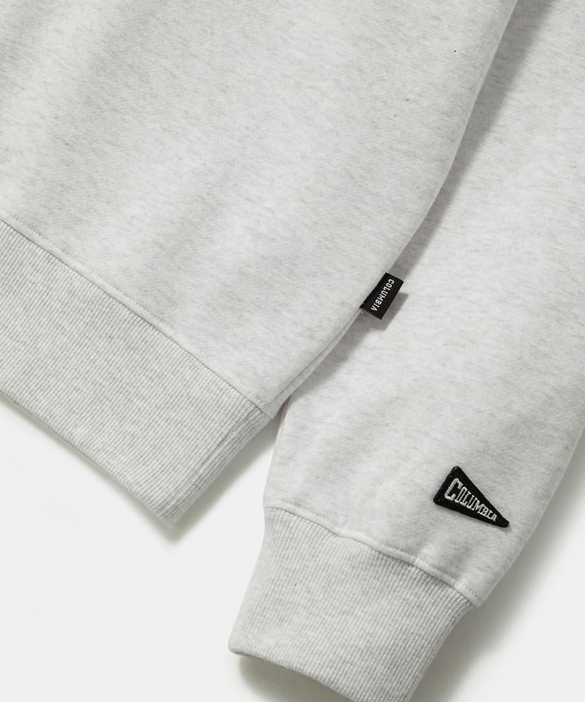 Columbia University Cu Arch Fleece H/Zip Sweatshirts_Light Melange