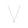 Doppel-G-Serie Mode Elegant Glänzend 925er Silber Halskette Damen Halskette YBB47921700100U