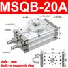 Pneumatic Rotary Cylinder MSQB10A MSQB20A MSQB30A MSQB50A MSQB20R MSQB30R MSQB Adjustable Cylinder Rotary 0-190° Degrees