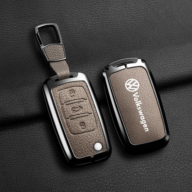 Car Zinc Alloy Key Case Cover Shell For Volkswagen VW Polo Golf Passat Tiguan Beetle T5 Up Eos Langyi Sagitar Jetta Weiling BoraPC2