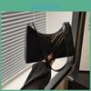 Fashionable Chic Women's Bag 2024 Trendy Simple Crescent Bag Casual Shoulder Bag
