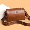 Kel Handyly Solid Color Pu Leather Shoulder Bag, Fashion Versatile Large Capacity Pillow CrossBody Bags, Suitable for Daily Use