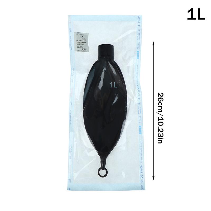 

Animal Anesthesia Machine Air Storage Bag Simulated Lung Air Storage Bag Breathing Bag Anesthesia Respiratory Circuit Black