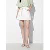 PEACEBIRD Women's Pleated Denim A-Line Skirt